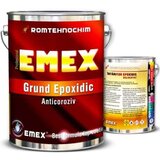 Pachet Grund Epoxidic Anticoroziv ?Emex? - Rosu - Bid. 4 Kg + Intaritor - Bid. 0.6 Kg